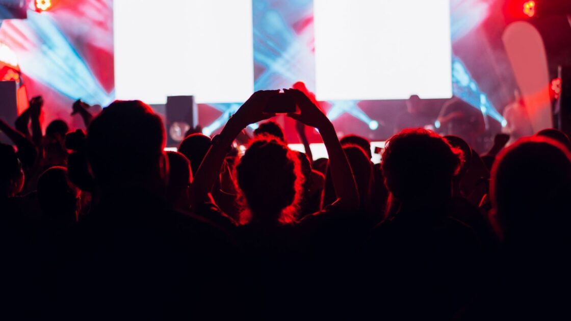 Coronas concert stock image